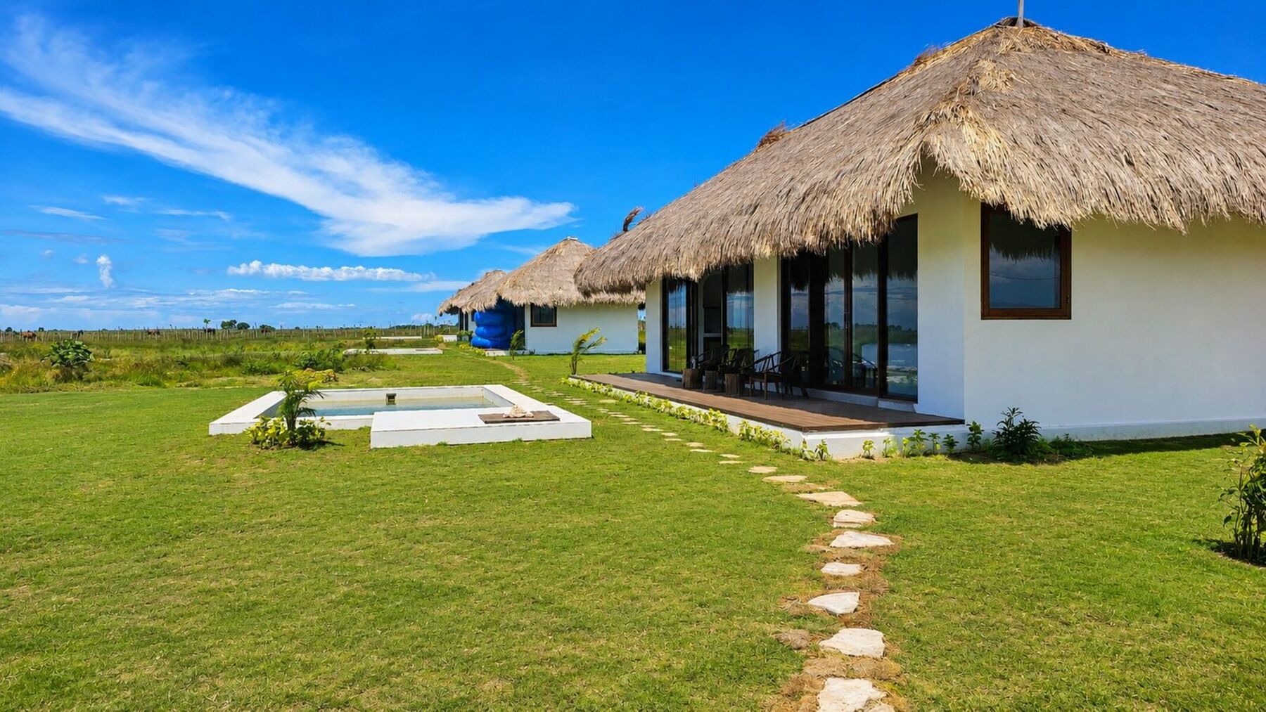 Beachfront homes on Sumba
